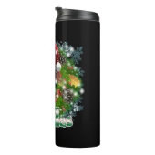 Bouteilles Isothermes Dog Lover Merry Christmas Dachshund (Tourné sur la droite)