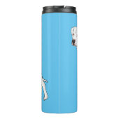 Bouteilles Isothermes Dogo argentino dessin animé pour chien (Dos)