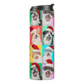 Bouteilles Isothermes Dogs and Cats with Santa Beard (Tourné sur la gauche)