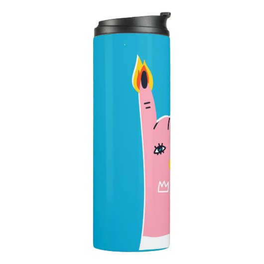 Bouteilles Isothermes doigts de feu Abstraits (Tourné sur la gauche)