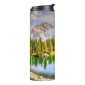 Bouteilles Isothermes Dolomite Mountains and Lake Stunning Landscape (Tourné sur la gauche)