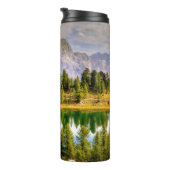 Bouteilles Isothermes Dolomite Mountains and Lake Stunning Landscape (Tourné sur la droite)