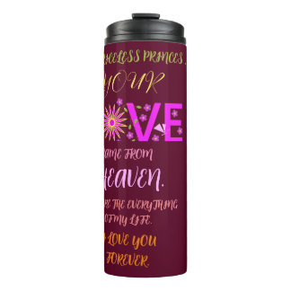 BOUTEILLES ISOTHERMES DON DE LA JOURNÉE DE VALENTINE POUR PETITE AMIE, F