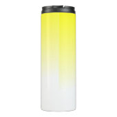 Bouteilles Isothermes Don de l'enseignant de Fox jaune brillant (Dos)