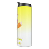 Bouteilles Isothermes Don de l'enseignant de Fox jaune brillant (Tourné sur la droite)