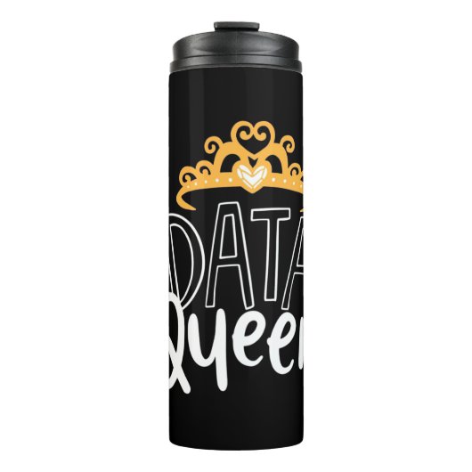 Bouteilles Isothermes Don de scientifique | Fier Data Queen (Devant)