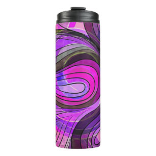 Bouteilles Isothermes Doodle au charbon de bois et à l'eau de rose avec