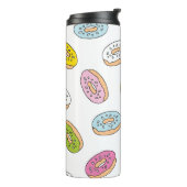 Bouteilles Isothermes Doodle beiguts motif, design sans soudure. (Tourné sur la gauche)