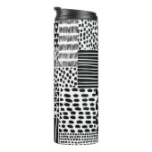 Bouteilles Isothermes Doodle noir blanc : Ethnic Seamless (Tourné sur la droite)