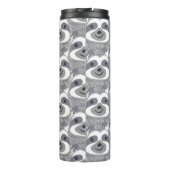 Bouteilles Isothermes Doodle tendance de fentes gris (Dos)