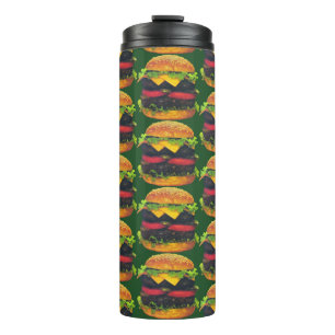 Bouteilles Isothermes Double Deluxe Hamburger au fromage Pattern