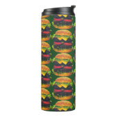 Bouteilles Isothermes Double Deluxe Hamburger au fromage Pattern (Tourné sur la gauche)