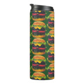 Bouteilles Isothermes Double Deluxe Hamburger au fromage Pattern (Tourné sur la droite)