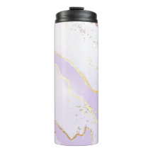 Douce Pourpre Aquarelle Éclaboussure d'Or Élégante