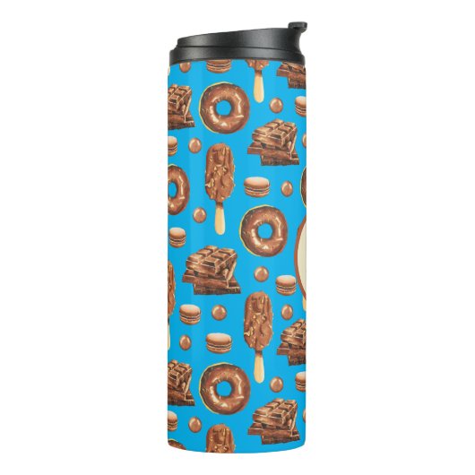 Bouteilles Isothermes Douceurs au chocolat mignonette crème glacée Donut (Tourné sur la gauche)