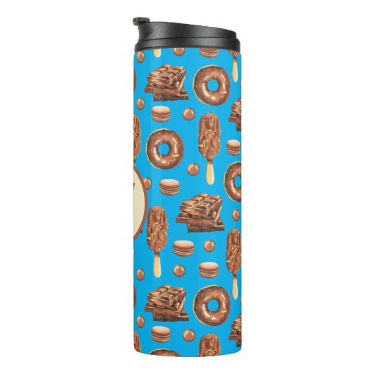 Bouteilles Isothermes Douceurs au chocolat mignonette crème glacée Donut (Tourné sur la droite)