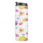 Bouteilles Isothermes Doux beignets avec motif vitré coloré (Tourné sur la droite)