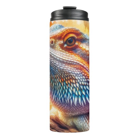 Bouteilles Isothermes Dragon barbu (Devant)