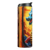 Bouteilles Isothermes Dragon de feu (Tourné sur la gauche)