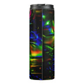 Bouteilles Isothermes Dragon de lapin psychédélique à Neon Imaginaire (Dos)