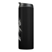 Bouteilles Isothermes Dragon d'eau noir et blanc (Tourné sur la droite)