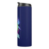 Bouteilles Isothermes Dragon d'eau rose et verte pour dragon (Tourné sur la droite)