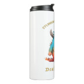 Bouteilles Isothermes Dragon Stubborn Deal Avec Il Mignonne Adorable Drô (Tourné sur la gauche)