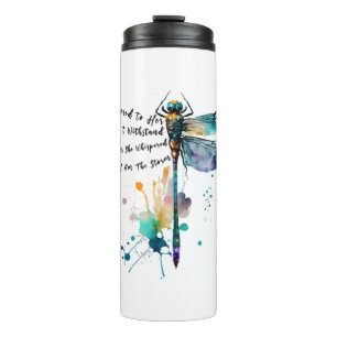 Bouteilles Isothermes Dragonfly with Poem