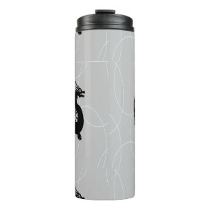 Bouteilles Isothermes Dragons noirs sur gris