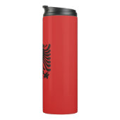 Bouteilles Isothermes Drapeau albanais partout (Tourné sur la droite)