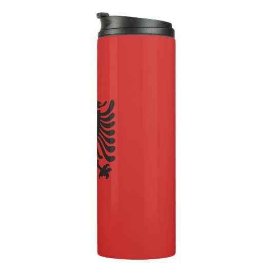 Bouteilles Isothermes Drapeau albanais partout (Tourné sur la droite)