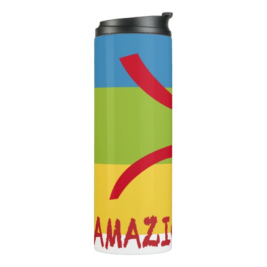 Bouteilles Isothermes Drapeau Amazigh - Drapeau Amazigh Drapeau (Tourné sur la gauche)