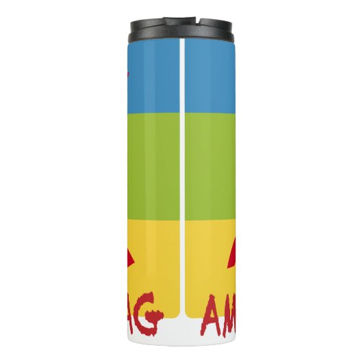 Bouteilles Isothermes Drapeau Amazigh - Drapeau Amazigh Drapeau (Dos)