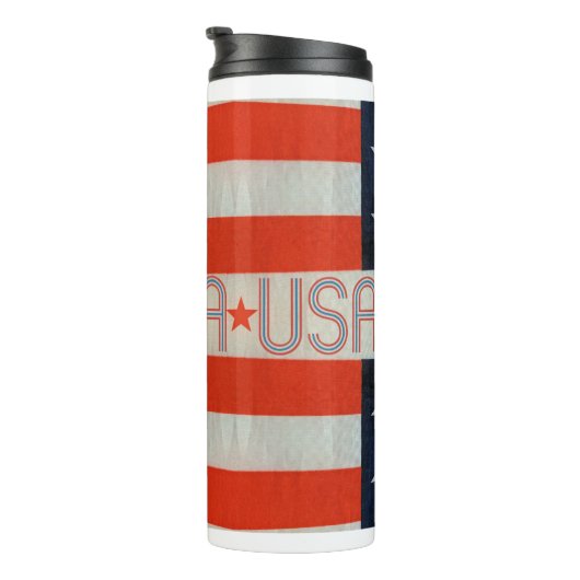 Bouteilles Isothermes Drapeau américain (Tourné sur la droite)