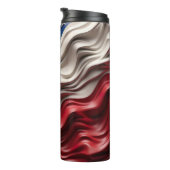 Bouteilles Isothermes Drapeau américain 3d (Tourné sur la droite)