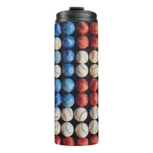 Bouteilles Isothermes Drapeau américain de baseball