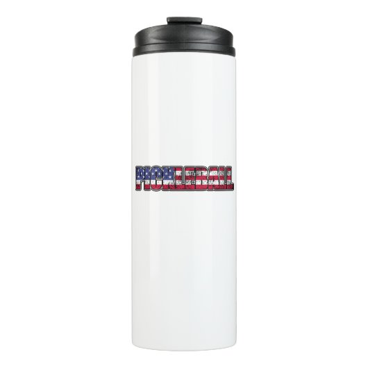 Bouteilles Isothermes Drapeau américain de Pickleball (Devant)