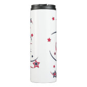 Bouteilles Isothermes Drapeau américain et feux d'artifice (Dos)