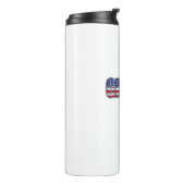 Bouteilles Isothermes Drapeau américain Gravel Cycling (Tourné sur la gauche)