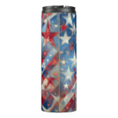 Bouteilles Isothermes Drapeau américain patriotique Art Abstrait (Dos)