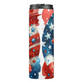 Bouteilles Isothermes Drapeau américain patriotique Art Abstrait (Dos)