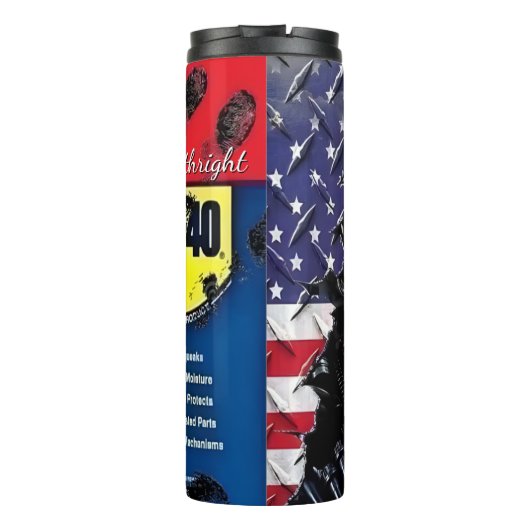 Bouteilles Isothermes Drapeau américain WD-40 Tools (Dos)