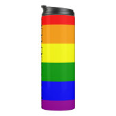 Bouteilles Isothermes Drapeau arc-en-ciel de la Fierté LGBTQIA+ (Tourné sur la droite)