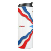 Bouteilles Isothermes Drapeau Assyrien Tumbler thermique (Tourné sur la gauche)