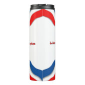 Bouteilles Isothermes Drapeau Assyrien Tumbler thermique (Dos)