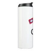 Bouteilles Isothermes Drapeau Bigfoot Cycling Arkansas (Tourné sur la gauche)