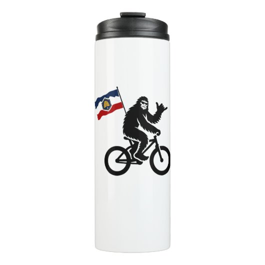 Bouteilles Isothermes Drapeau Bigfoot Cycling Utah (Devant)