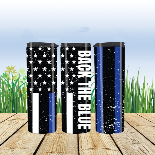 Bouteilles Isothermes Drapeau Bleu Noir Blanc Retour