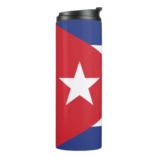 Bouteilles Isothermes Drapeau Cuba (Tourné sur la gauche)