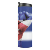 Bouteilles Isothermes Drapeau cubain (Tourné sur la droite)